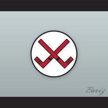 Load image into Gallery viewer, Riley Kozak 4 Mr. Lumber Minor Bantam All Stars White Hockey Jersey Hockey Night TV Movie