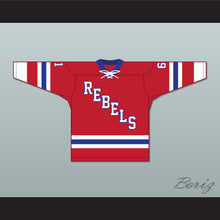 Load image into Gallery viewer, Roanoke Valley Rebels 61 Red Tie Down Hockey Jersey