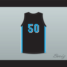 Load image into Gallery viewer, Rob Gronkowski 50 Woodland Hills High School Wolverines Black Basketball Jersey 1