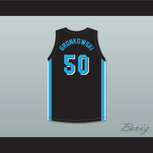 Load image into Gallery viewer, Rob Gronkowski 50 Woodland Hills High School Wolverines Black Basketball Jersey 2