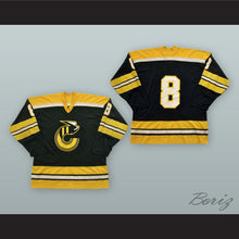 Load image into Gallery viewer, Robbie Ftorek 8 Cincinnati Stingers Black Hockey Jersey