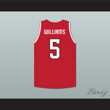 Load image into Gallery viewer, Robert Williams III 5 North Caddo High School Titans Red Basketball Jersey 2