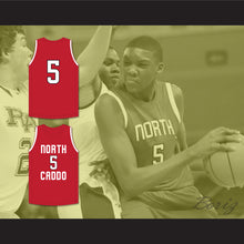 Load image into Gallery viewer, Robert Williams III 5 North Caddo High School Titans Red Basketball Jersey 1