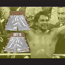 Load image into Gallery viewer, Roberto &#39;Hands of Stone&#39; Duran White/Gold Boxing Shorts