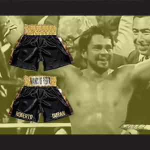 Roberto 'Manos de Piedra' Duran Black Boxing Shorts