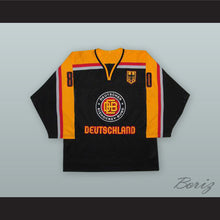 Load image into Gallery viewer, Robert Muller 80 Germany National Team Black Hockey Jersey with Patch