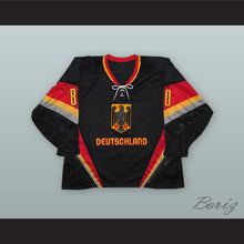 Load image into Gallery viewer, Robert Muller 80 Germany National Team Black Hockey Jersey