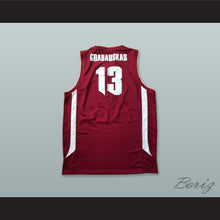 Load image into Gallery viewer, Robertas Grabauskas 13 BC Tallinna Kalev Estonia Maroon Basketball Jersey