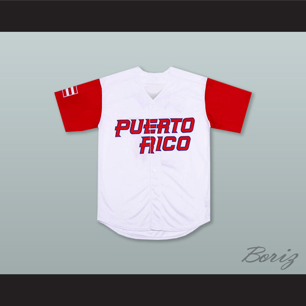 Roberto Clemente 21 Puerto Rico White Baseball Jersey