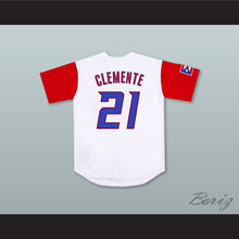 Load image into Gallery viewer, Roberto Clemente 21 Puerto Rico White Baseball Jersey