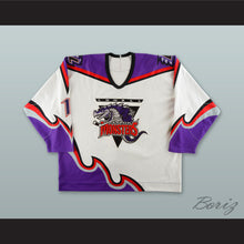 Load image into Gallery viewer, Roberto Luongo 1 Lowell Lock Monsters White Hockey Jersey