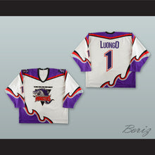Load image into Gallery viewer, Roberto Luongo 1 Lowell Lock Monsters White Hockey Jersey