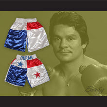 Load image into Gallery viewer, Roberto Duran Red/White/Blue Boxing Shorts