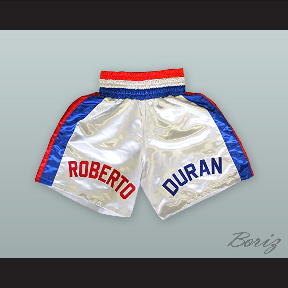 Roberto 'Hands of Stone' Duran Red/White/Blue Boxing Shorts