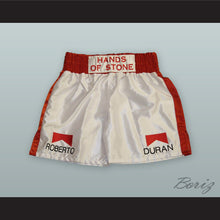 Load image into Gallery viewer, Roberto &#39;Hands of Stone&#39; Duran Red/White Boxing Shorts
