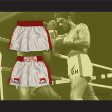 Load image into Gallery viewer, Roberto &#39;Hands of Stone&#39; Duran Red/White Boxing Shorts