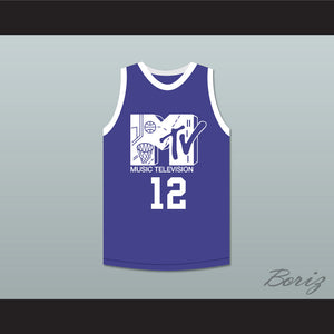 Vlade Divac 12 Basketball Jersey First Annual Rock N' Jock B-Ball Jam 1991