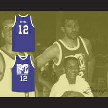 Load image into Gallery viewer, Vlade Divac 12 Basketball Jersey First Annual Rock N&#39; Jock B-Ball Jam 1991