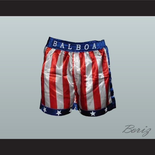 Rocky Balboa American Flag Boxing Shorts