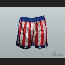 Load image into Gallery viewer, Rocky Balboa American Flag Boxing Shorts