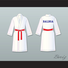 Load image into Gallery viewer, Rocky Balboa White Satin Full Boxing Robe