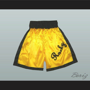 Rocky Balboa Gold Boxing Shorts
