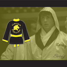 Load image into Gallery viewer, Rocky Balboa Italian Stallion Satin Half Boxing Robe