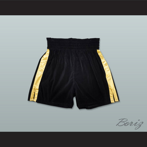Rocky Style Black Boxing Shorts