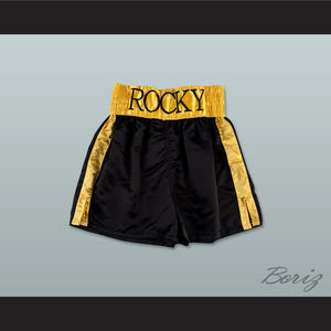 Rocky Balboa Black Boxing Shorts Rocky VI