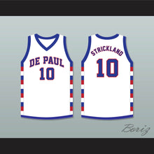 Load image into Gallery viewer, Rod Strickland 10 school  White Basketball Jersey