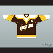 Load image into Gallery viewer, Rod Bloomfield 5 Binghamton Broome Dusters Brown Hockey Jersey