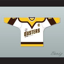 Load image into Gallery viewer, Rod Bloomfield 5 Binghamton Broome Dusters White Hockey Jersey