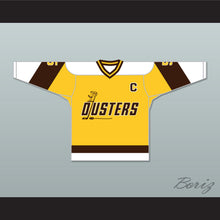 Load image into Gallery viewer, Rod Bloomfield 5 Binghamton Broome Dusters Yellow Hockey Jersey 2