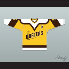 Load image into Gallery viewer, Rod Bloomfield 5 Binghamton Broome Dusters Yellow Hockey Jersey