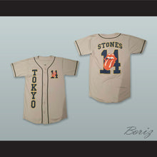 Load image into Gallery viewer, Rolling Stones 14 Tokyo Tan Button Down Baseball Jersey