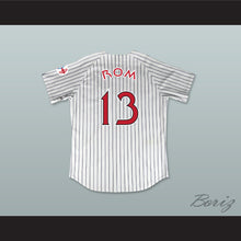 Load image into Gallery viewer, Rom 13 Deep Space Niners White Pinstriped Baseball Jersey
