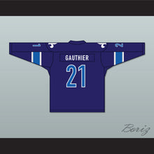 Load image into Gallery viewer, Roma Gauthier 21 Le National de Quebec Home Hockey Jersey- Lance et compte (He Shoots, He Scores)