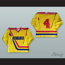 Load image into Gallery viewer, Romania 4 Yellow Hockey Jersey