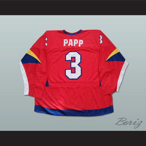 Szabolcs Papp 3 Romania Hockey Jersey