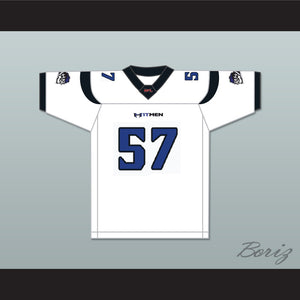 Ron 'Big Merck' Merkerson 57 New York-New Jersey Hitmen Away Football Jersey