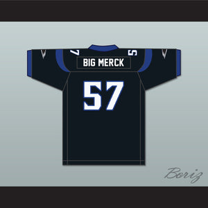 Ron 'Big Merck' Merkerson 57 New York-New Jersey Hitmen Home Football Jersey