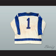 Load image into Gallery viewer, Ron Low 1 Tulsa Oilers White Hockey Jersey