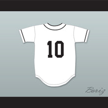 Load image into Gallery viewer, Ron Santo 10 Franklin High School Quakers White Baseball Jersey 1