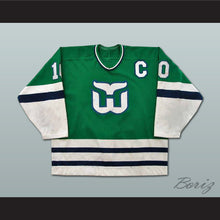 Load image into Gallery viewer, Ron Francis 10 Whalers Green Hockey Jersey