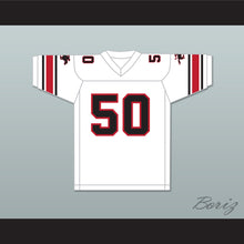 Load image into Gallery viewer, 1985 USFL Ron Simmons 50 Tampa Bay Bandits Home Football Jersey