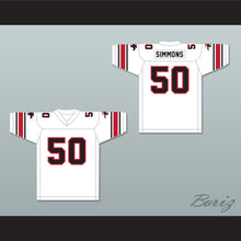 Load image into Gallery viewer, 1985 USFL Ron Simmons 50 Tampa Bay Bandits Home Football Jersey