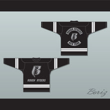 Load image into Gallery viewer, Rough Ryders Black Hockey Jersey