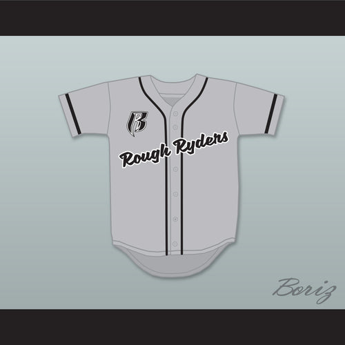 Rough Ryders Gray Baseball Jersey