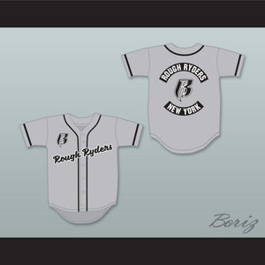 Rough Ryders Gray Baseball Jersey