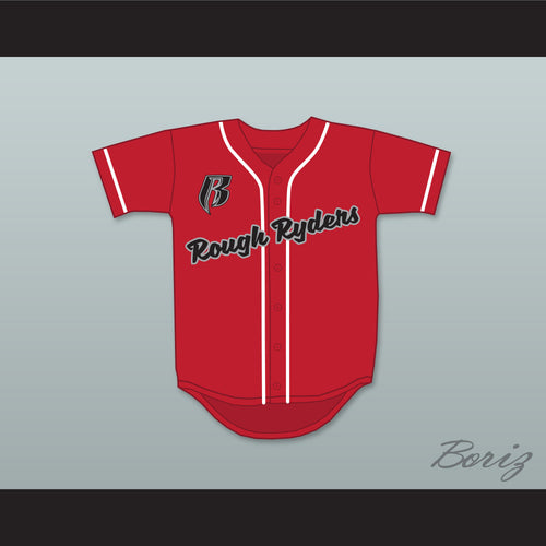 Rough Ryders Red Baseball Jersey